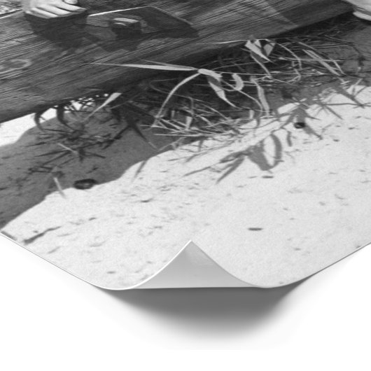 ビキニの女性 ポスター (角)