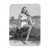 ビキニの女性 マグネット (縦)