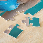 ビキニの水中でブロンド ジグソーパズル (側面)