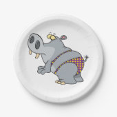 ビキニの海馬 ペーパープレート (正面)