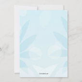 ビキニの美しい女の子の招待状 招待状 (裏面)