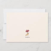 ビキニの美女 招待状 (裏面)