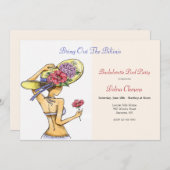 ビキニの美女 招待状 (正面/裏面)