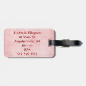 ビキニの荷物のラベルは個人化なります ラゲッジタグ (裏面横)