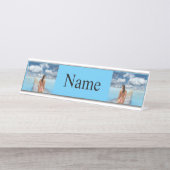 ビキニガールサンダー_コーブ デスクネームプレート (正面)