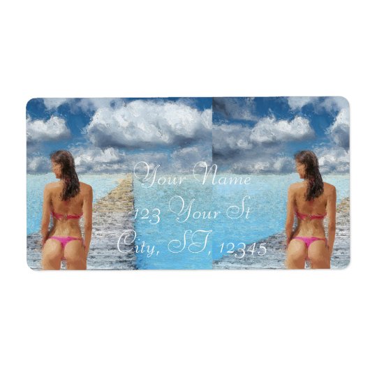 ビキニガールサンダー_コーブ ラベル (正面)