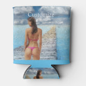 ビキニガールサンダー_コーブ 缶クーラー (正面)