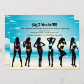 ビキニガールズ招待状 招待状 (正面/裏面)