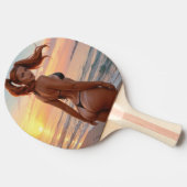 ビキニガールタンラインズ卓球ラケット 卓球ラケット (横)