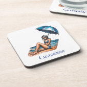 ビキニガールビーチナッピンサンダー_コーブ コースター (左側)