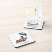 ビキニガールビーチナッピンサンダー_コーブ コースター (右側)