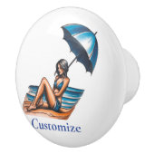 ビキニガールビーチナッピンサンダー_コーブ セラミックノブ (右)