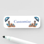 ビキニガールビーチナッピンサンダー_コーブ 名札 (インサイチュ)