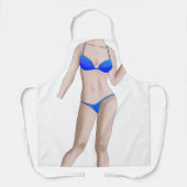 ビキニガール油絵エプロン エプロン (正面)