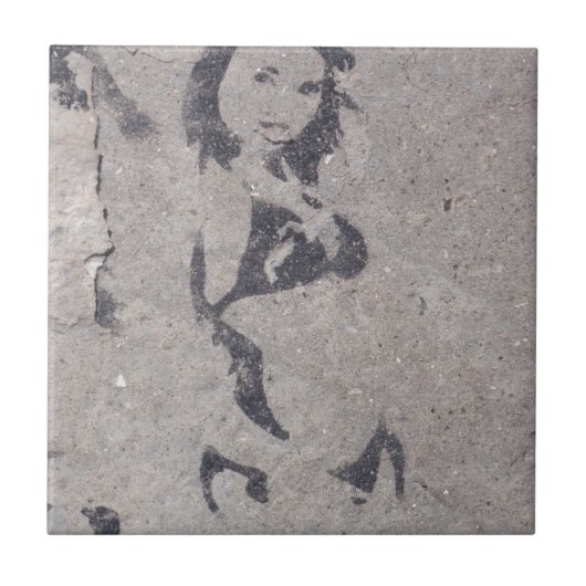 ビキニガール通りアート タイル (正面)