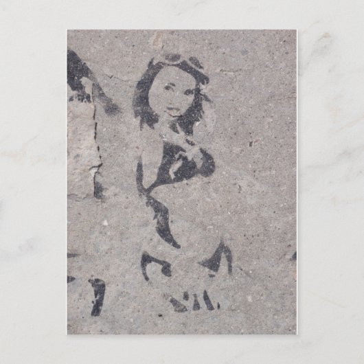 ビキニガール通りアート ポストカード (正面)