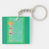 ビキニガール キーホルダー (裏面)