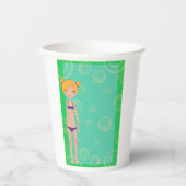 ビキニガール 紙コップ (正面)