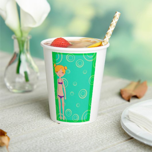 ビキニガール 紙コップ