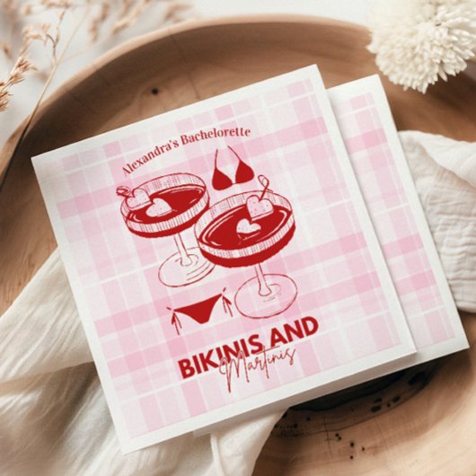 ビキニスアンドマルティーニバチェロレッテ スタンダードカクテルナプキン
