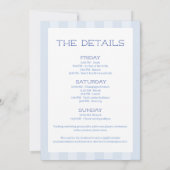 ビキニスアンドマルティーニビーチバチェロレッテ週末 招待状 (裏面)