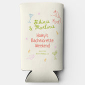 ビキニス&マルチニスハンドドローバチェロレッテ スリム缶クーラー (正面)