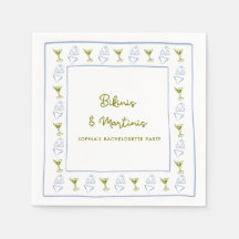 ビキニス&マルティニスブルーオリーブバチェロレッテ