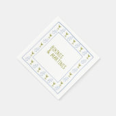 ビキニス&マルティニスブルーオリーブバチェロレッテ スタンダードカクテルナプキン (角)