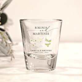 ビキニス&マルティーニブライダルシャワーバチェロレッテ ショットグラス
