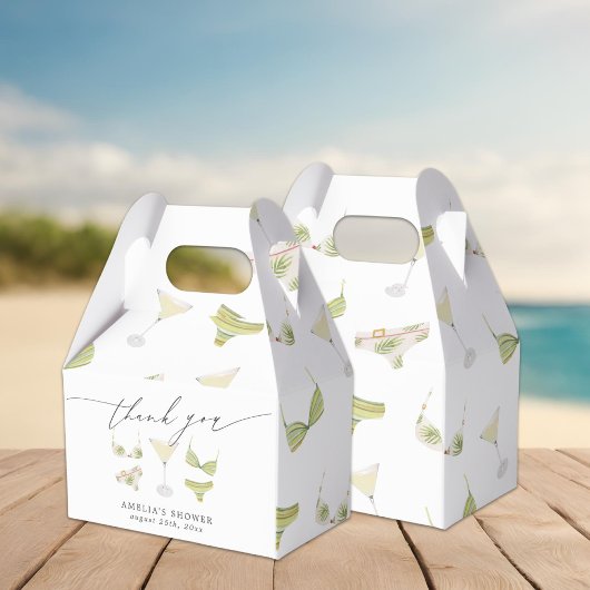 ビキニス&マルティーニブライダルシャワーバチェロレッテ フェイバーボックス