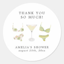 ビキニス&マルティーニブライダルシャワーバチェロレッテ