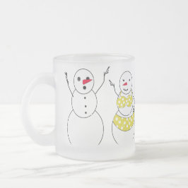 ビキニタイムの雪だるま コーヒーマグカップ