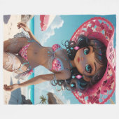 ビキニバベフリースブランケット フリースブランケット (正面(横))