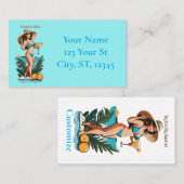 ビキニバーベビックハット – ビックカクテルサンダー_コブ 名刺 (正面/裏面)