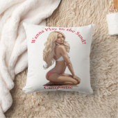 ビキニビーチガールサンダー_コーブ クッション (ブランケット)