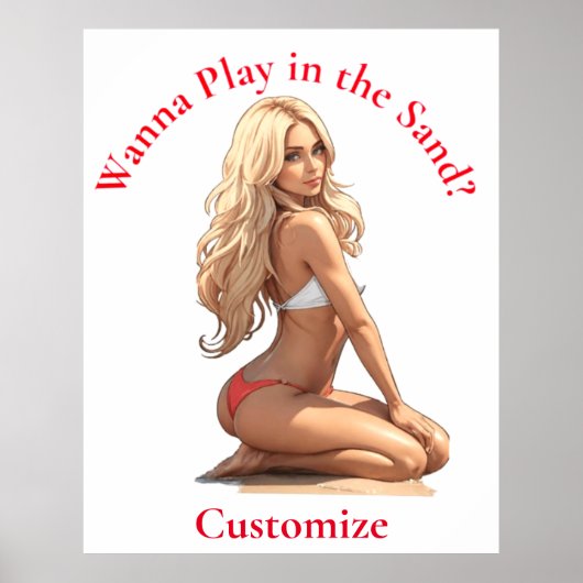 ビキニビーチガールサンダー_コーブ ポスター (正面)