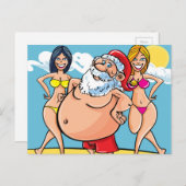 ビキニビーチサンタ シーズンポストカード (正面/裏面)