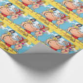 ビキニビーチサンタ ラッピングペーパー (角)