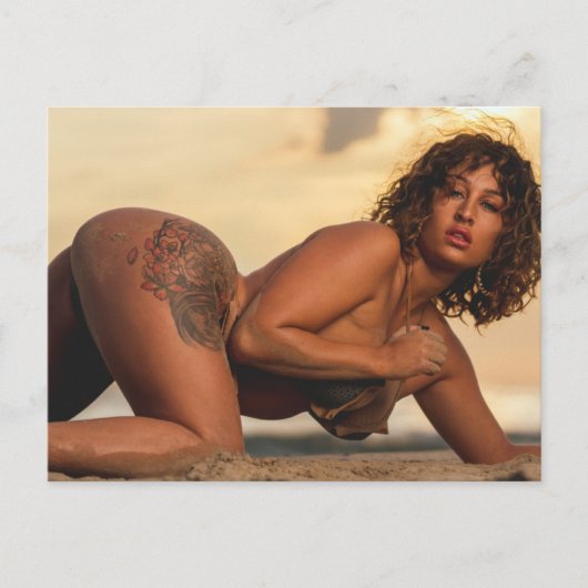 ビキニビーチ素晴らし写真はがき ポストカード (正面)