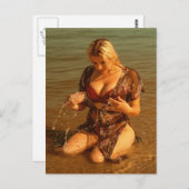 ビキニファッションモデル写真はがき ポストカード (正面/裏面)