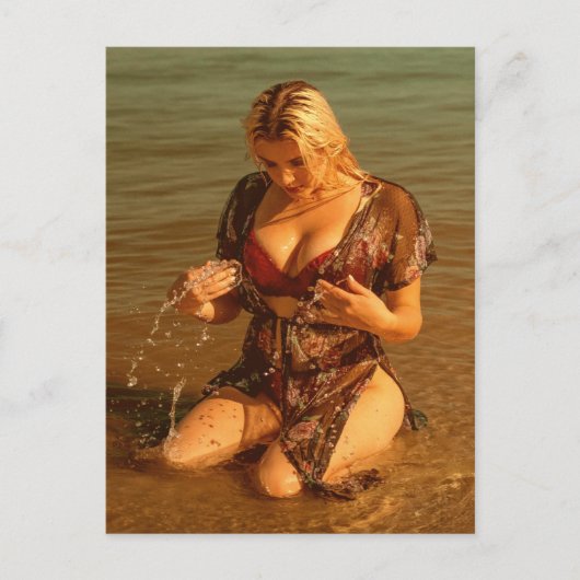 ビキニファッションモデル写真はがき ポストカード (正面)