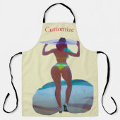 ビキニブティビーチガールサンダー_コーブ エプロン (正面)
