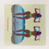 ビキニブティビーチガールサンダー_コーブ ジグソーパズル (横)