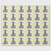 ビキニブティビーチガールサンダー_コーブ ラッピングペーパー (フラット)