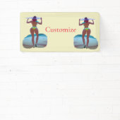 ビキニブティビーチガールサンダー_コーブ 横断幕 (インサイチュ)