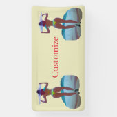 ビキニブティビーチガールサンダー_コーブ 横断幕 (縦)