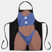 ビキニブルー エプロン (正面)