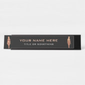 ビキニブロンド デスクネームプレート (正面)