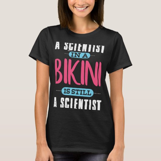 ビキニプールパーティーの科学者 Tシャツ (正面)