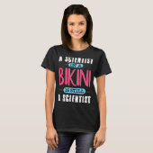 ビキニプールパーティーの科学者 Tシャツ (正面フル)